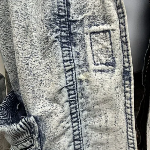 Vintage Acid Wash Denim Jacket East West by The Panda Group Oversized Sz Medium - Picture 6 of 16